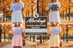 Autumn Sweatshirt Mockup Set Autumn Sweatshirt Mockup Set Product Image 1