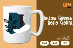 Hollow Garden Boho Floral Monogram Product Image 1