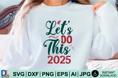 Happy New Year SVG Design, New Year SVG, New Year design Product Image 1