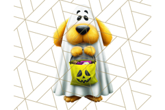 Halloween Animals in Costumes Clipart PNG, Cute Pets Art Product Image 4