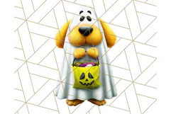 Halloween Animals in Costumes Clipart PNG, Cute Pets Art Product Image 4