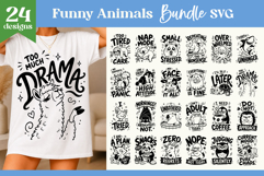 Funny Animals Bundle | Sarcastic SVG Quotes Product Image 1
