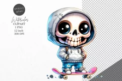 Halloween clipart, Skeleton clipart, Autumn clipart Product Image 1