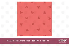 St Valentine's Day Hearts Cupid Love Seamless Pattern PNG Product Image 2