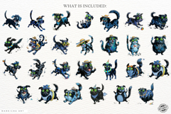 Whimsical Summer Dog Png Clipart Product Image 4