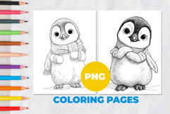 Northern penguin Coloring Pages | Coloring book Product Image 1