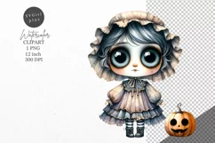 Halloween clipart, Doll clipart, Autumn clipart Product Image 1