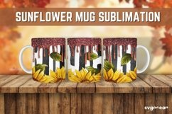 Sunflower Mug Sublimation | PNG Bundle | Mug Wrap Product Image 2