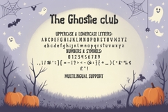 The Ghostie Club | Cute Halloween Font Product Image 10