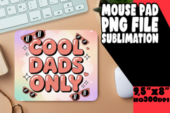 CHEERFUL MOUSE PAD SUBLIMATION PNG, Father's Day Product Image 1