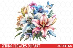 Spring Flowers Clipart Bundle Product Image 21