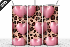 Valentines Love Skinny Tumbler PNG Wrap| Valentines Tumbler Product Image 5