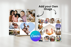 Family Photo Collage Canva Editable Template Product Image 4
