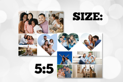 Family Photo Collage Canva Editable Template Product Image 9