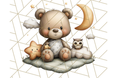 Woodland Nursery Baby Animals Clipart, Cute Animals Png Product Image 4