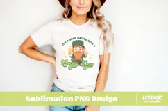 Happy St Patrick's Day PNG DTF Irish Lucky Leprechaun Beer Product Image 3