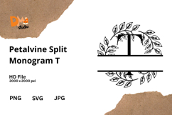 Petalvine Split Monogram Product Image 1