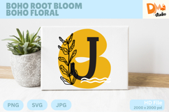 Boho Root Bloom Boho Floral Monogram Product Image 1