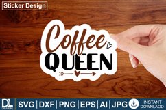 Coffee sticker design, Coffee design Product Image 1