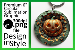 Lovely Round Design for Car Coasters , 3D Pumpkin Product Image 1
