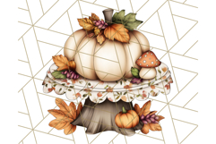 Fall Fairy House Clipart PNG, Autumn Homes and Decor Product Image 4