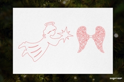 3D Christmas Angels Ornament Bundle | Glowforge | SVG Product Image 20