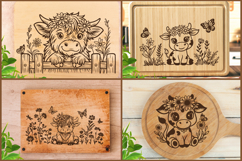Bundle of over 100 cutting board designs, Laser SVG files Product Image 17