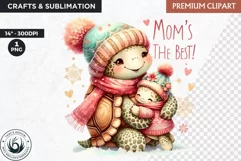 Mother's Day Clipart, Turtle clipart, other and Baby animal Product Image 1