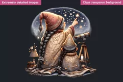 Gnome clipart, Mother's day Clipart, Best mom Gnome girl Product Image 2