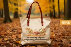 Autumn Floral Motivational Quotes Sublimation 20 Product Image 3