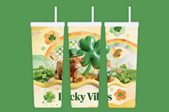 20OZ Lucky Mama Highland Cow Tumbler Wrap Product Image 2