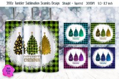 20 Oz Christmas Skinny Tumbler Sublimation Wrap        4 design