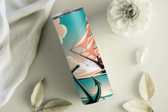 Vintage Nautical Clipper Ship Wrap | 20 oz Skinny Tumbler Product Image 2