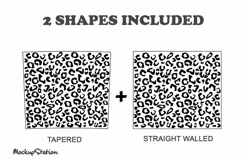 Cheetah Tumbler Svg, Leopard Tumbler Template 20oz Skinny Product Image 2