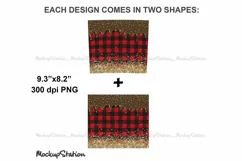 Christmas Tumbler PNG Sublimation Design | Chocolate Drips Product Image 3