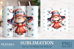 Patriotic Tumbler Wrap png being used as a sublimation 20 oz tumbler wrap print