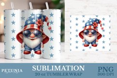 Patriotic Tumbler Wrap png being used as a sublimation 20 oz tumbler wrap print