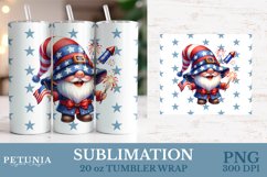 Patriotic Tumbler Wrap png being used as a sublimation 20 oz tumbler wrap print