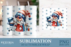 Patriotic Tumbler Wrap png being used as a sublimation 20 oz tumbler wrap print