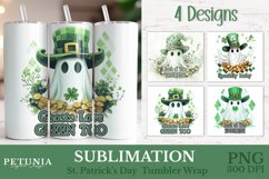 St Patrick&#039;s Day shamrock Tumbler Wrap designs being used as Popular St Patricks Day 20 oz Tumbler print