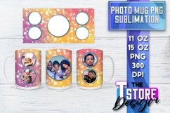 Photo Mug Sublimation PNG Design | Photo 11 oz |15 oz Mug S Product Image 1