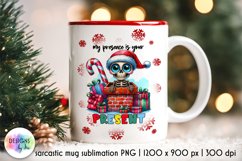 Funny Christmas Mug Designs Bundle, Funny Skeleton Santa PNG Product Image 2