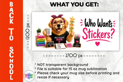 Funny Teacher Mug Wrap Sublimation, Back to School Product Image 2