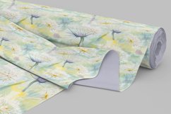 20 Seamless Watercolor Dandelion Digital Papers Product Image 5