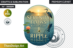 Summer Lakeside Leisure PNG, Lake House, summer Clipart Product Image 1
