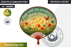 Summer Wildflowers Clipart PNG, Meadow Quotes, Cottage Product Image 1