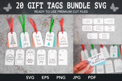 183 Super Gift Tags Bundle SVG files, tags for presents Product Image 17
