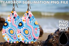Teardrop Symphony: Colorful Sublimation Designs Product Image 1