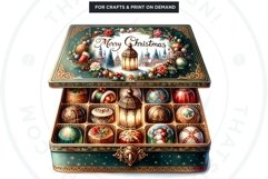 Christmas Chocolate Box png clipart Bundle V1 Product Image 8