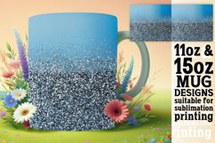 Blossom Leopard Glitter Mug Wrap Product Image 1